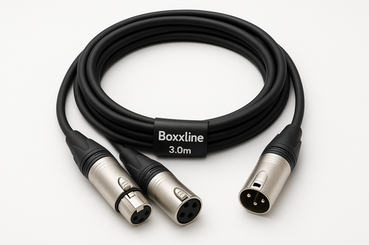 2X XLR Female - 1X XLR Male 3,0m