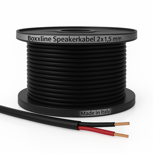 Boxxline Speakerkabel 2x1,5 mm² – 100 meter rol